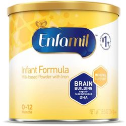 Enfamil Infant Formula Milk-Based with Iron Powder Makes 90 Ounces, 12.5 oz