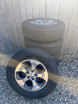 Jeep 18-Inch Alloy Wheels with Tires – Set of 5