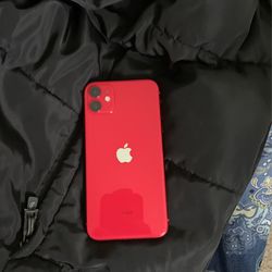Unlocked iPhone 11 128GB RED WITH CHARGER, SIM PIN AND SCREEN PROTECTOR.  Thumbnail