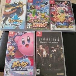 Assorted Switch GAME CASES ONLY