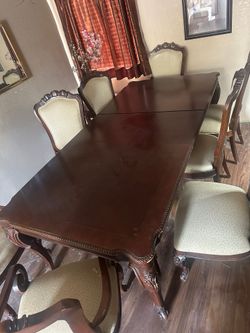 Custom Handcrafted Solid Wood Dining Table