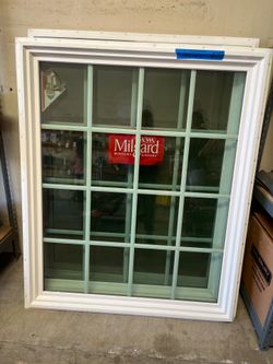 Two (2) 48” x 50” Milgard picture windows. $50 each