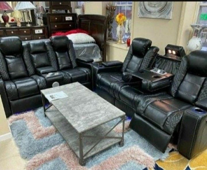 Party Time Power Recliner Livingroom Set SAME DAY DELIVERY