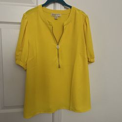 Michael Kors Zip Up Top 1X