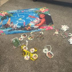 Moana Birthday Decoration 