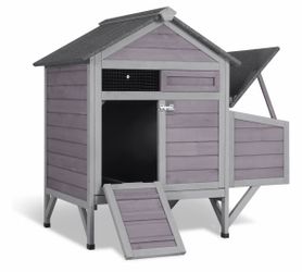 AIR7020 high backyard small wooden chicken house, which can accommodate 1 to 2 chickens