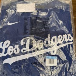 Nike Dodgers Royal City Connect Blue Jersey Size Small Brand New