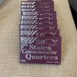 50 States Commemorative Quarters Denver Mint 1999 Through 2009