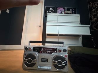 Victrola Retro Boombox with Cassette Player