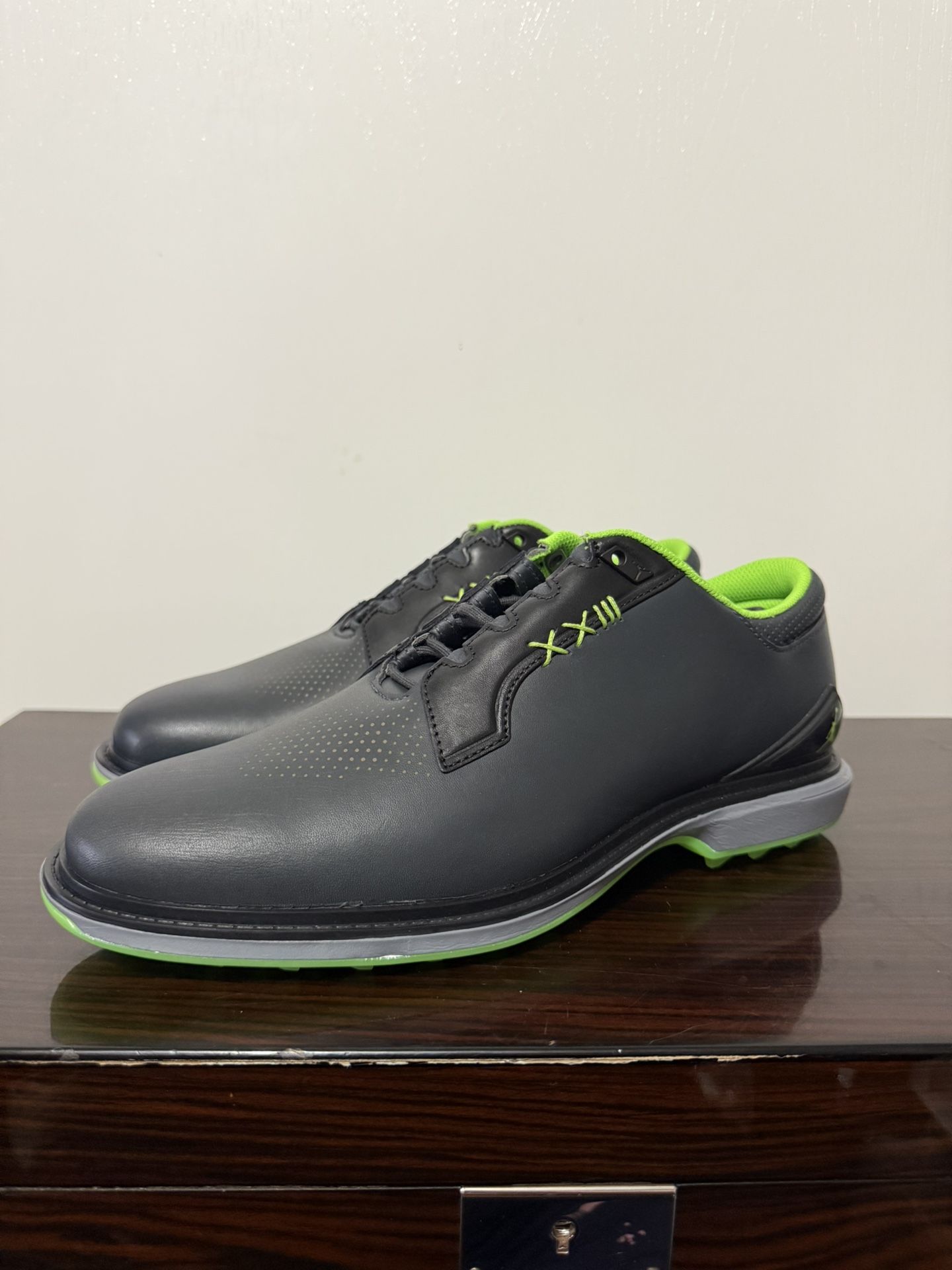 Nike Jordan ADG 5 Spikeless Golf Shoes Black Green FQ7874-002 Men's Size 10