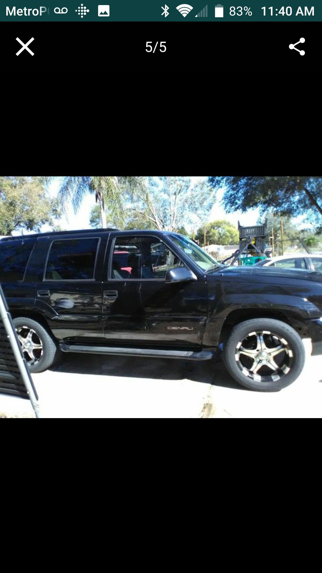 2000 GMC Denali selling parts