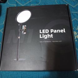 Video Conference Lighting with Tripod for Laptop&Computer -Webcam Light for Streaming-Zoom Lighting with 3 Dimmable Color & 10 Brightness Level for Se