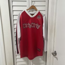 VINTAGE Fubu Dirty Dirty 05 sweater jersey Men’s SIZE Large Y2K Sports