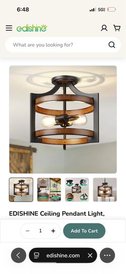 Edishine ceiling light