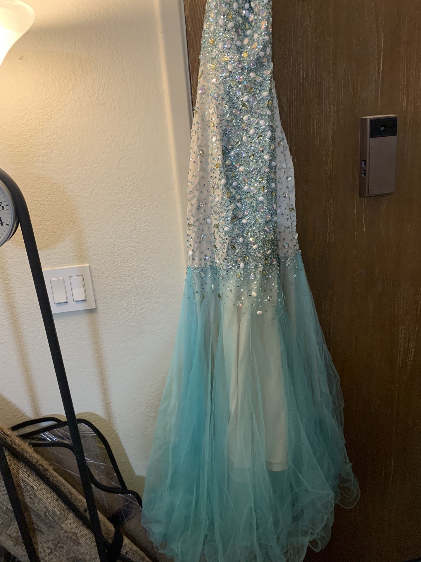 Mermaid Type Dress. Beaded New 