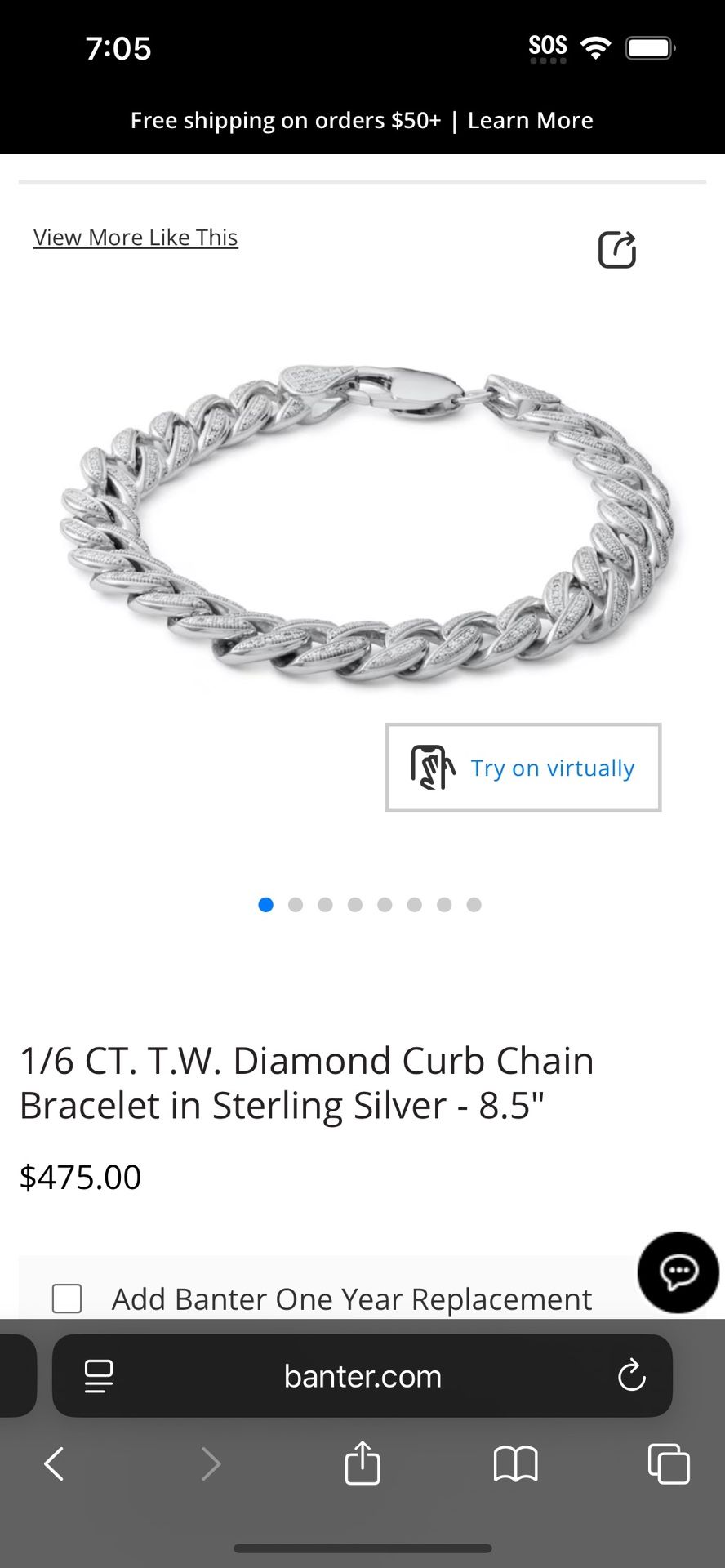 Men’s Diamond Cuban Link Bracelet