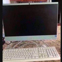 HP 22- All-in-One PC, 22" Display, Intel Celeron G4900T 2.9 GHz, 4GB RAM, 1TB HDD