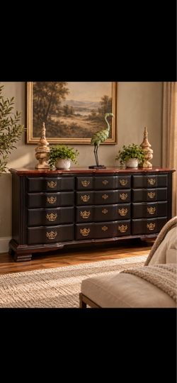 Black dresser