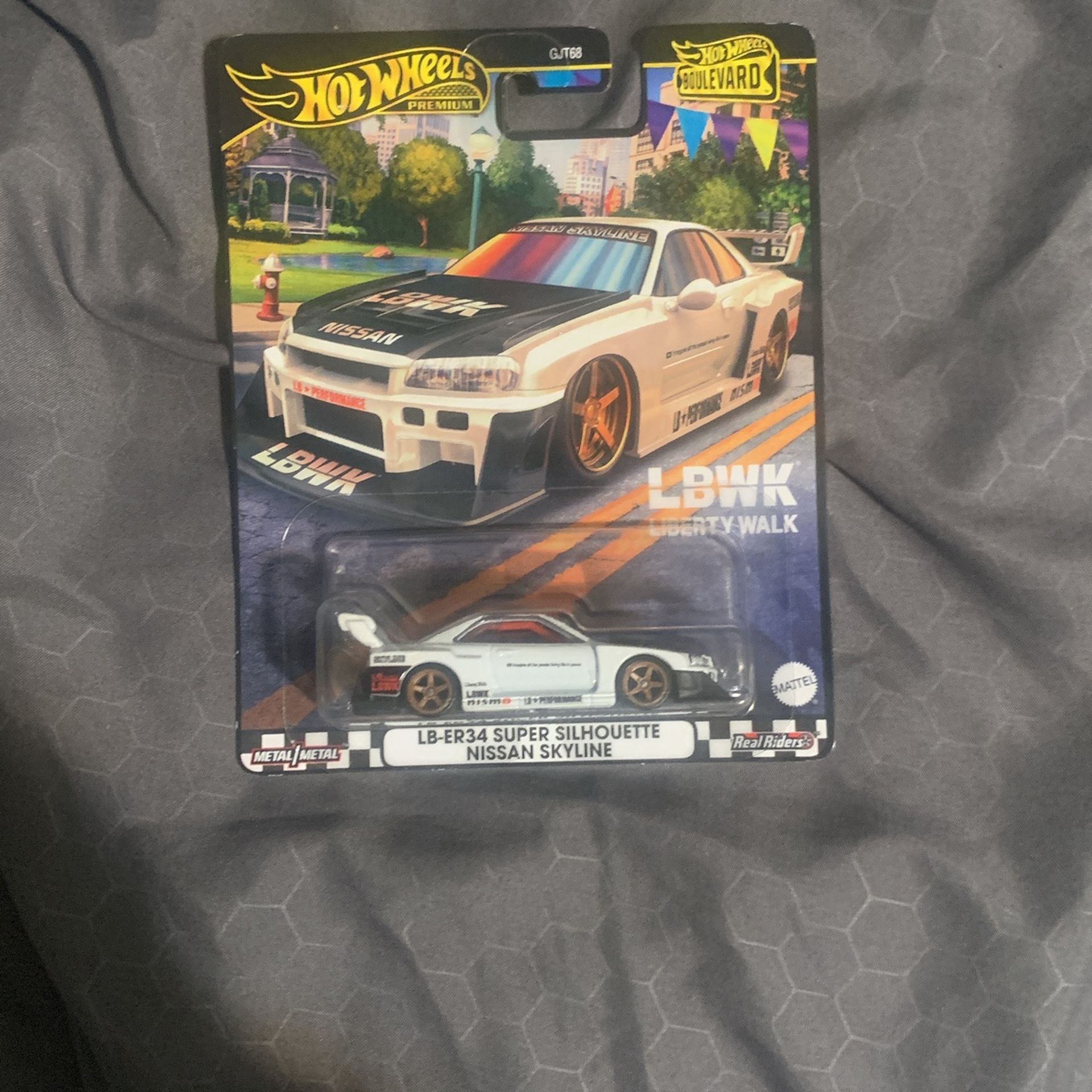 Hot wheels Real Riders Lb-er34 Super Silhouette Nissan Skyline