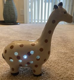 Giraffe Ceramic Table Light 