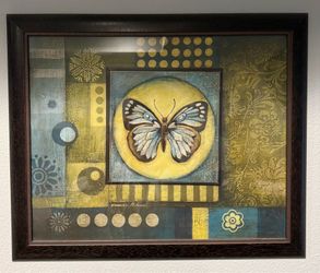 Kimberly Poloson Framed Butterfly Wall Art