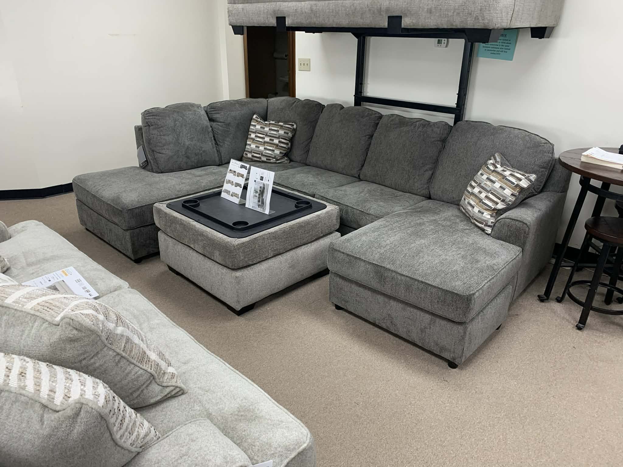 Ashley Double Chaise Sectional- Brand New