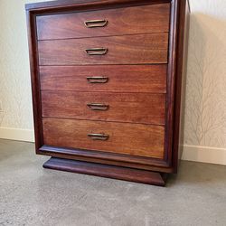 Mid Century Modern Tallboy Dresser