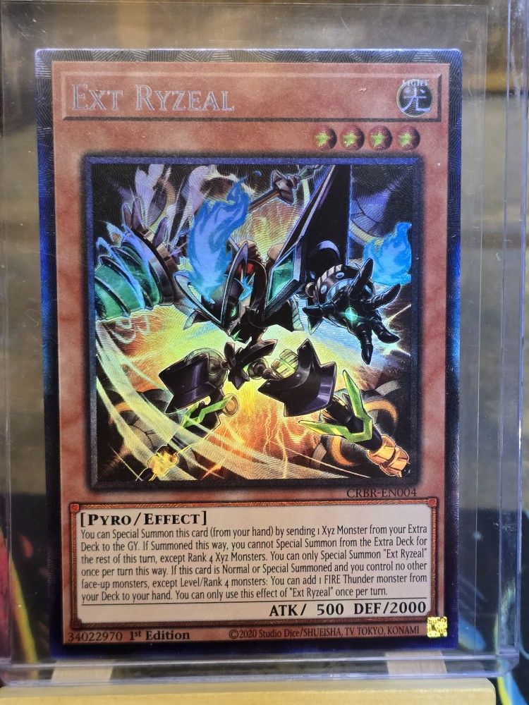 YUGIOH Ext Ryzeal (Collectors Rare) CRBR-EN004 1st Edition