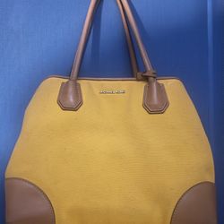 Authentic Yellow Michael Kors purse