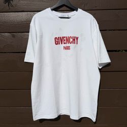 Givenchy Paris White Graphic T-Shirt