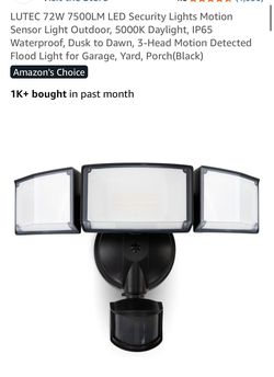 LUTEC led outdoor security floodlight