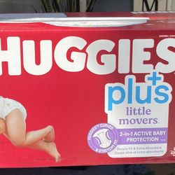Huggies’ Little Movers Plus #5 Diapers 144$48