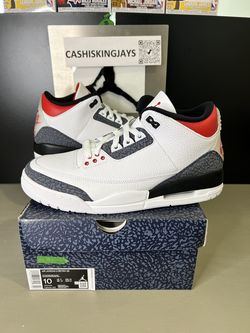 Jordan 3 Retro SE Fire Red Denim (2020) size 10 men brand new Meet Ups at Durango Casino 🎰
