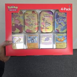 Pokemon 151 4-Pack Mini Tins