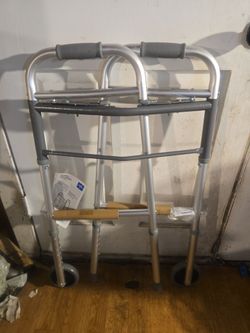 New Guardian Folding Walker with Wheels