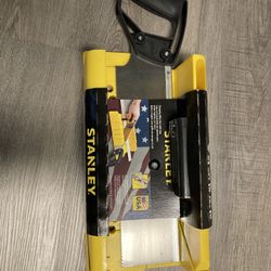 Stanley miter box with saw new never used