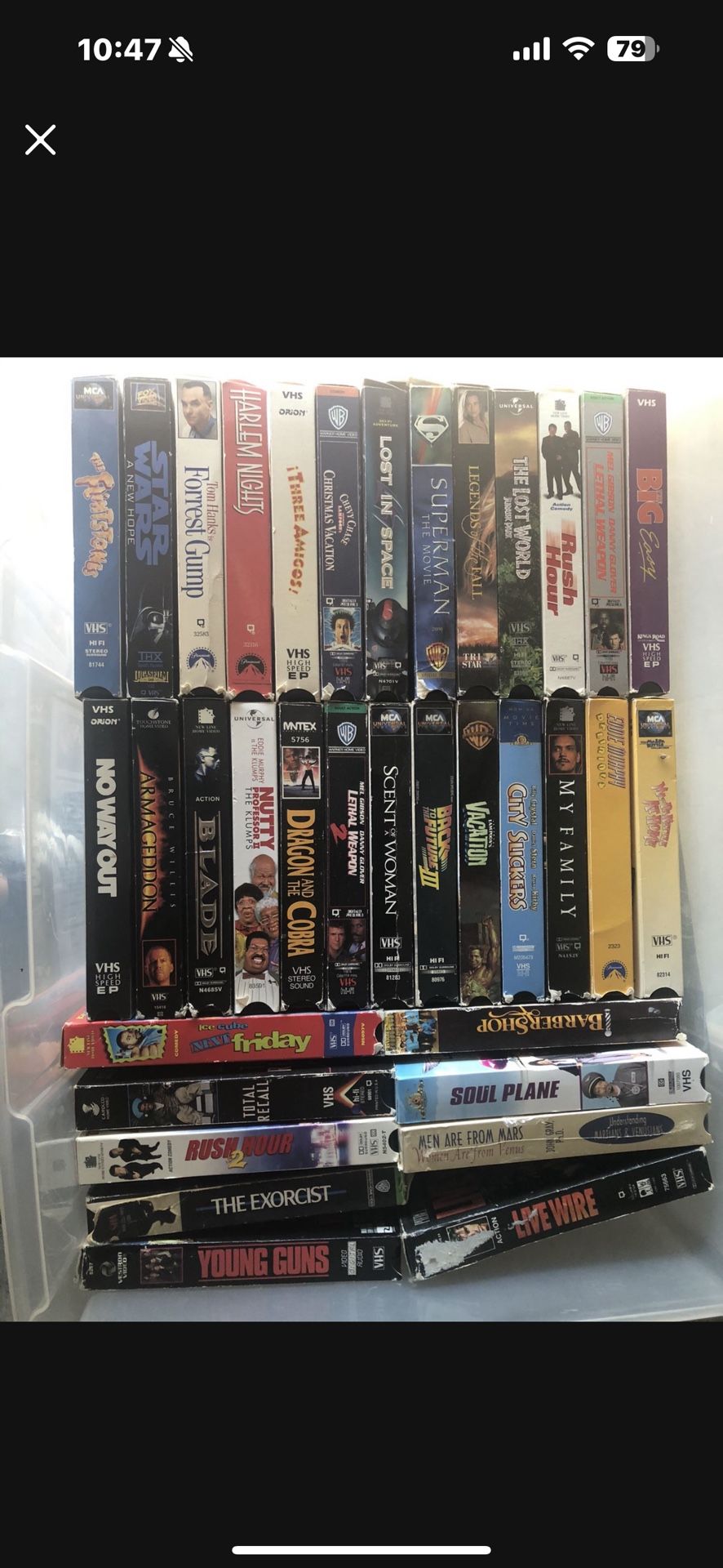 VHS Movie And PS3 And Xbox Games