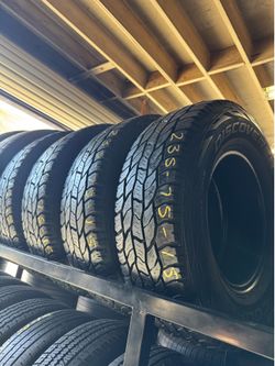 235/75/15 used set