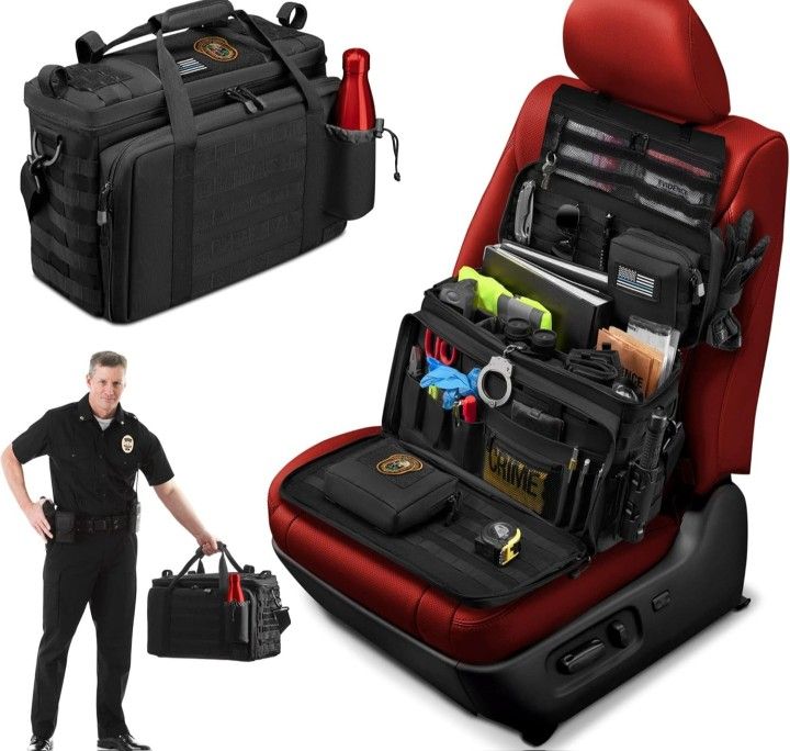 Brand New TIDIFY Patrol BAG FOR POLICE & MILITARY WATER RESISTANT NEVER USED
