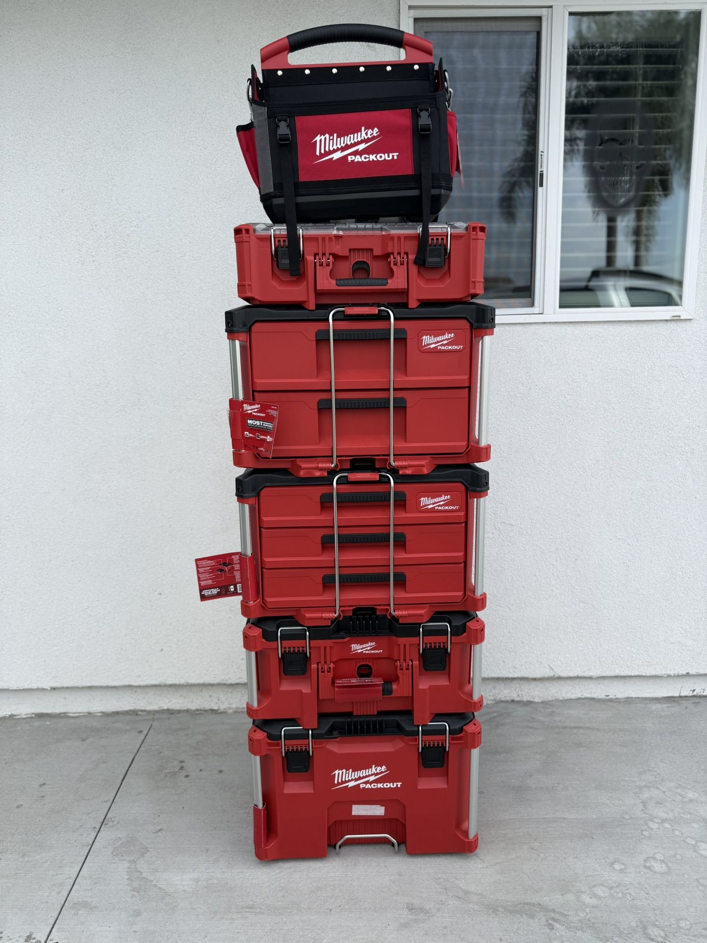 Milwaukee Packout A Complete Set With Extra Also A Milwaukee Bag.. $700