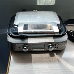 Breville Smart Waffle Pro 2-Slice, Brushed Stainless