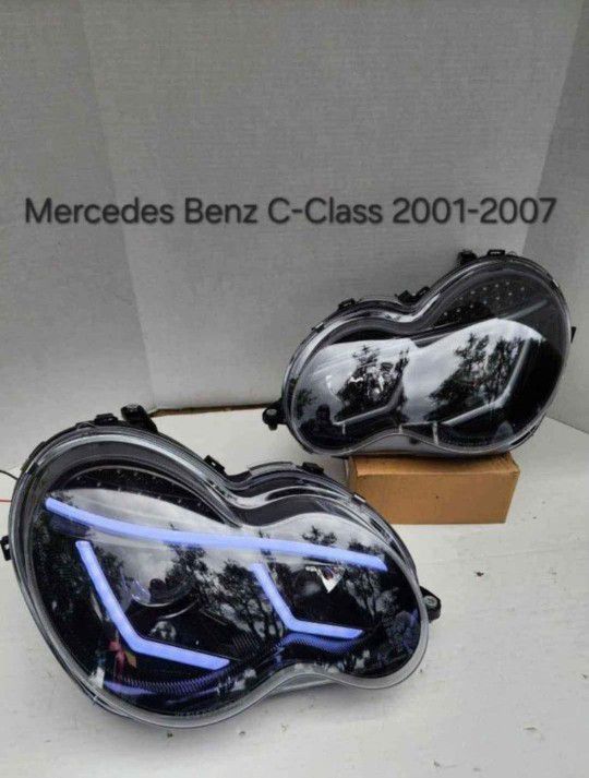 Mercedes Benz C-Class 2001-2007 Headlights 