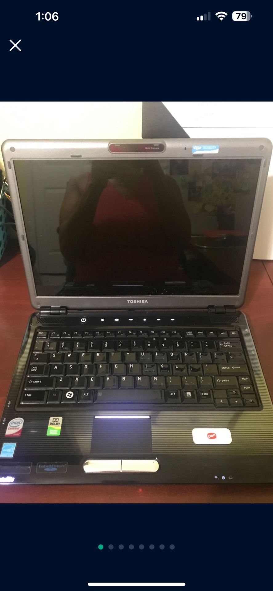 Toshiba Laptop 13.3 monitor