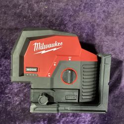 🧰🛠Milwaukee M12 Cordless Green 125ft. Cross Line & Plumb Points Laser Level-LIGHTLY USED!(Tool-Only)-$285!🛠🧰