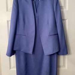 3pcs Tahari Dress Jacket Belt