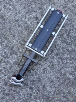 Bike Cargo Rack with Quick release. Easy to attach to seat post.  QR Beam Rack MTX.