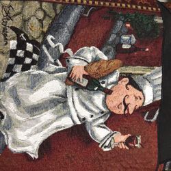 Chef tapestry placemats set of four