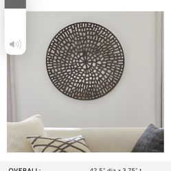 Pottery Barn Bronze Wall Decor