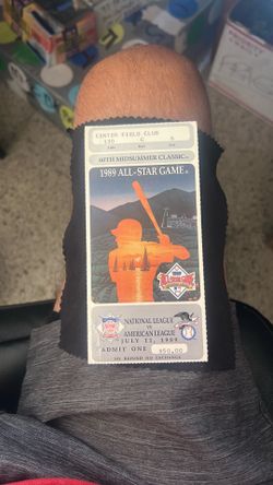 1989 mlb all-star game ticket stub