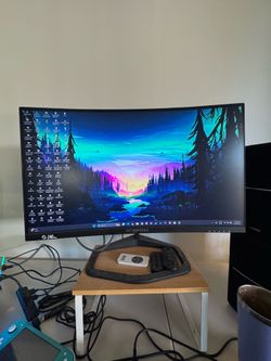 Sceptre Curved 24.5-inch Prime Gaming Monitor up to 240Hz 1080p R1500 1ms DisplayPort x2 HDMI x2 Blue Light Shift Build-in Speakers, Machine Black 202